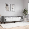 vidaXL Sofá cama sin colchón tela gris claro 80x200 cm