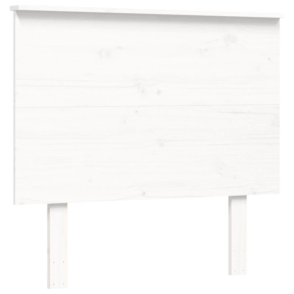 vidaXL Estructura de cama sin colchón madera de pino blanca 90x200 cm