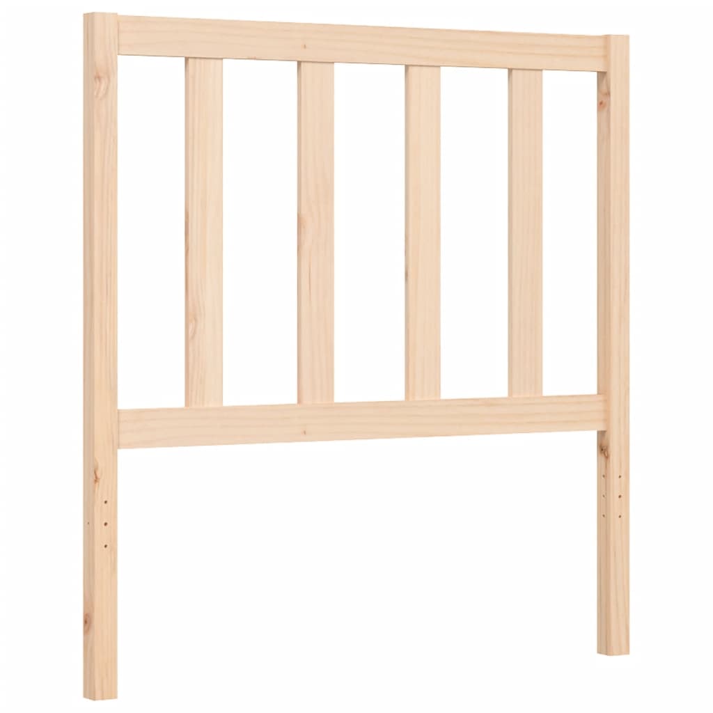 vidaXL Estructura de cama sin colchón madera maciza de pino 90x200 cm