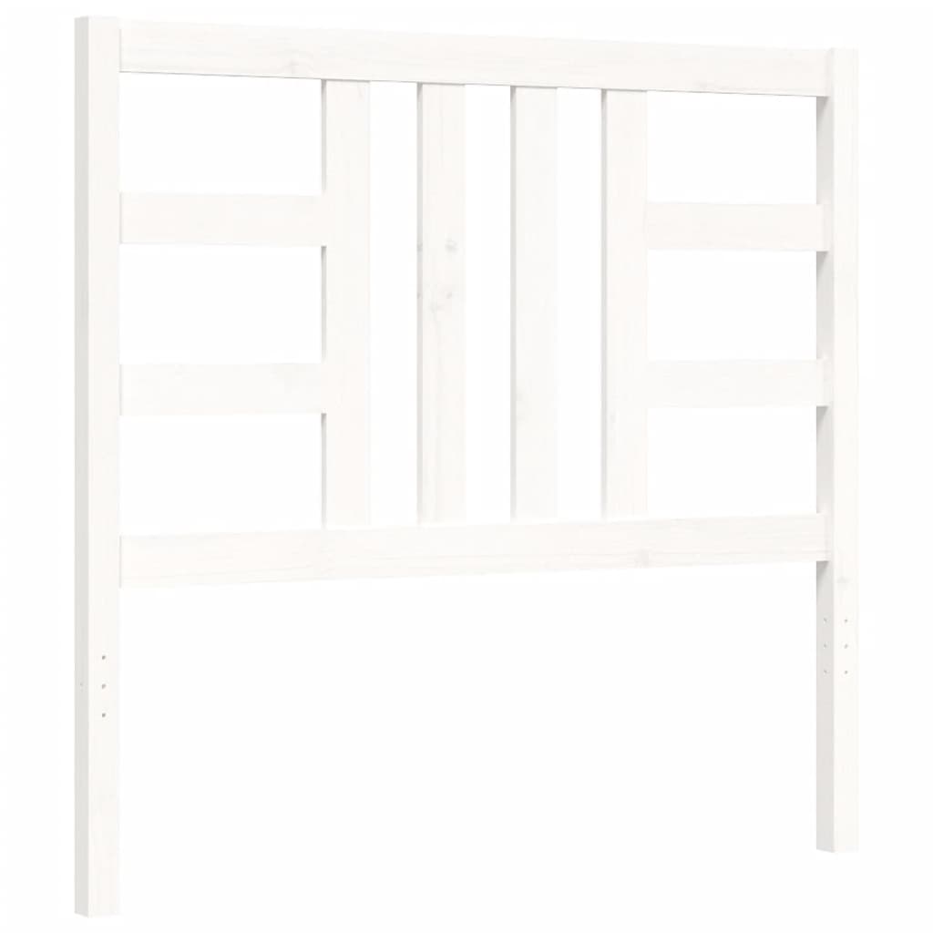 vidaXL Estructura de cama sin colchón madera de pino blanca 90x200 cm