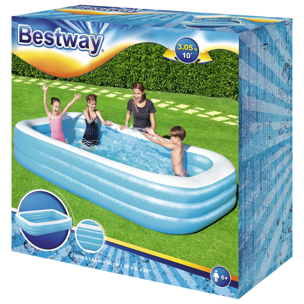 Bestway Piscina inflable 305x183x56 cm