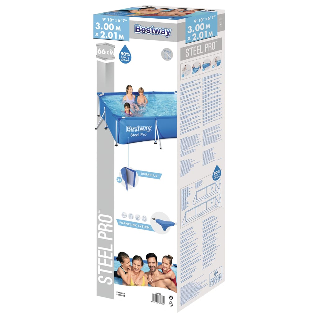 Bestway Piscina Steel Pro 300x201x66 cm