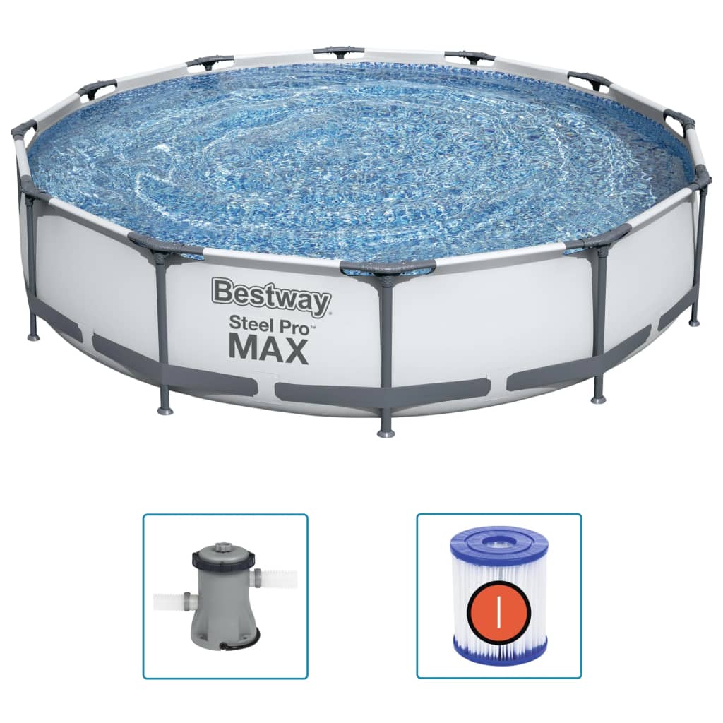 Bestway Conjunto de piscina Steel Pro MAX 366x76 cm