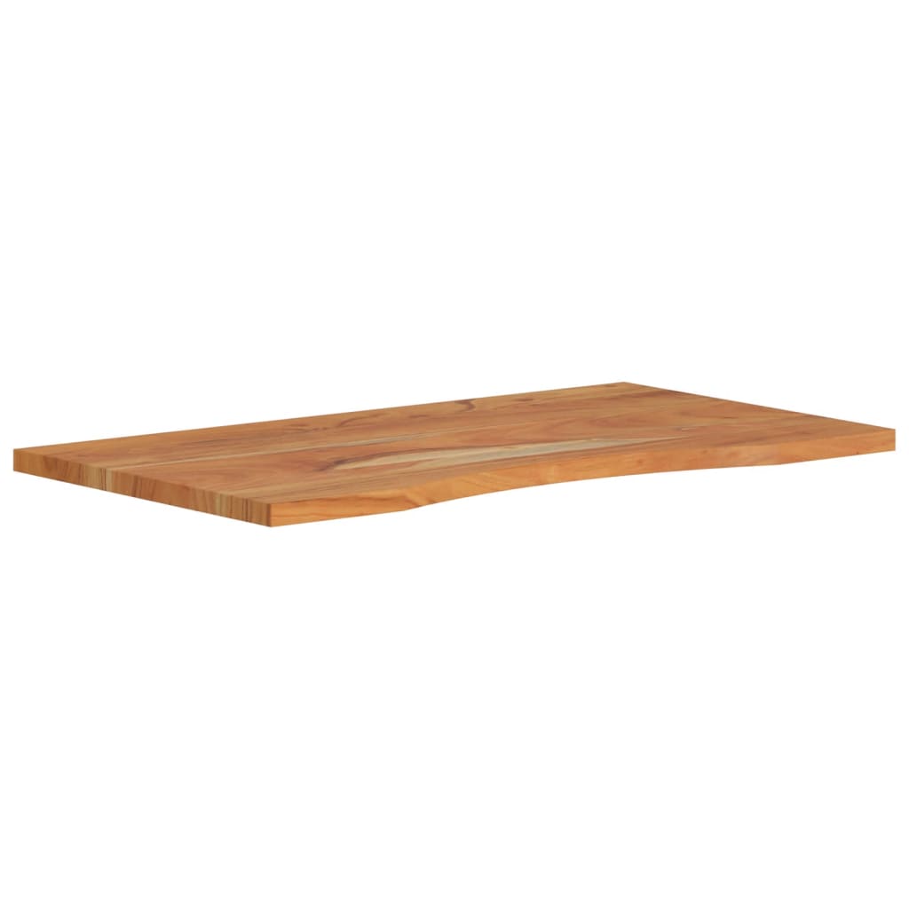 vidaXL Tablero de escritorio rectangular madera de acacia 80x50x2,5 cm