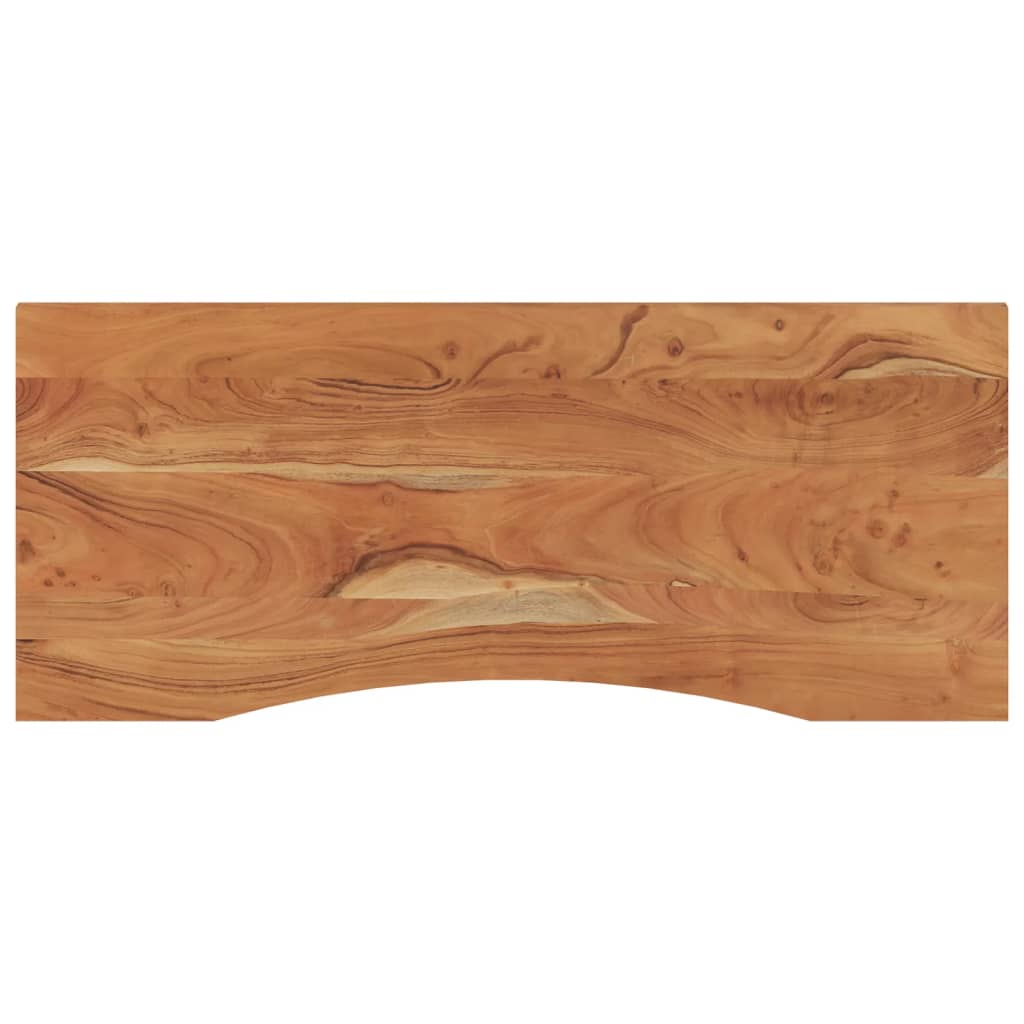 vidaXL Tablero de escritorio rectangular madera acacia 110x50x2,5 cm