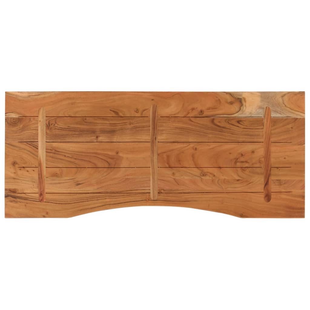 vidaXL Tablero de escritorio rectangular madera acacia 140x60x2,5 cm