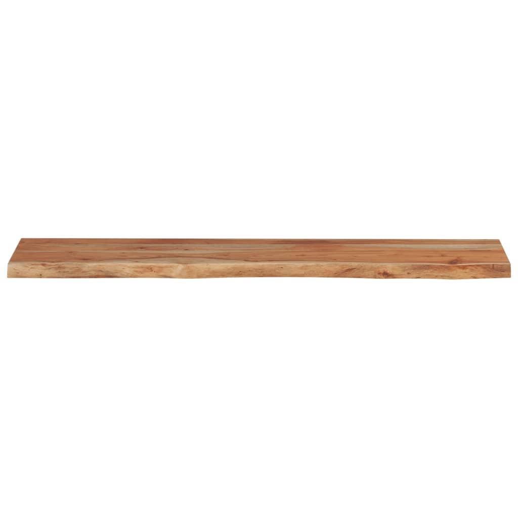 vidaXL Estante pared rectangular madera acacia borde vivo 120x20x2,5cm