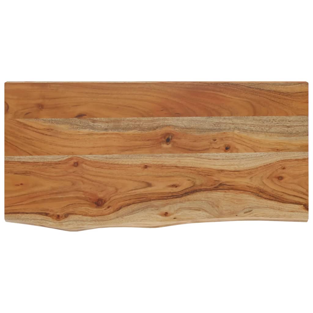 vidaXL Estante pared rectangular madera acacia borde vivo 40x20x3,8 cm