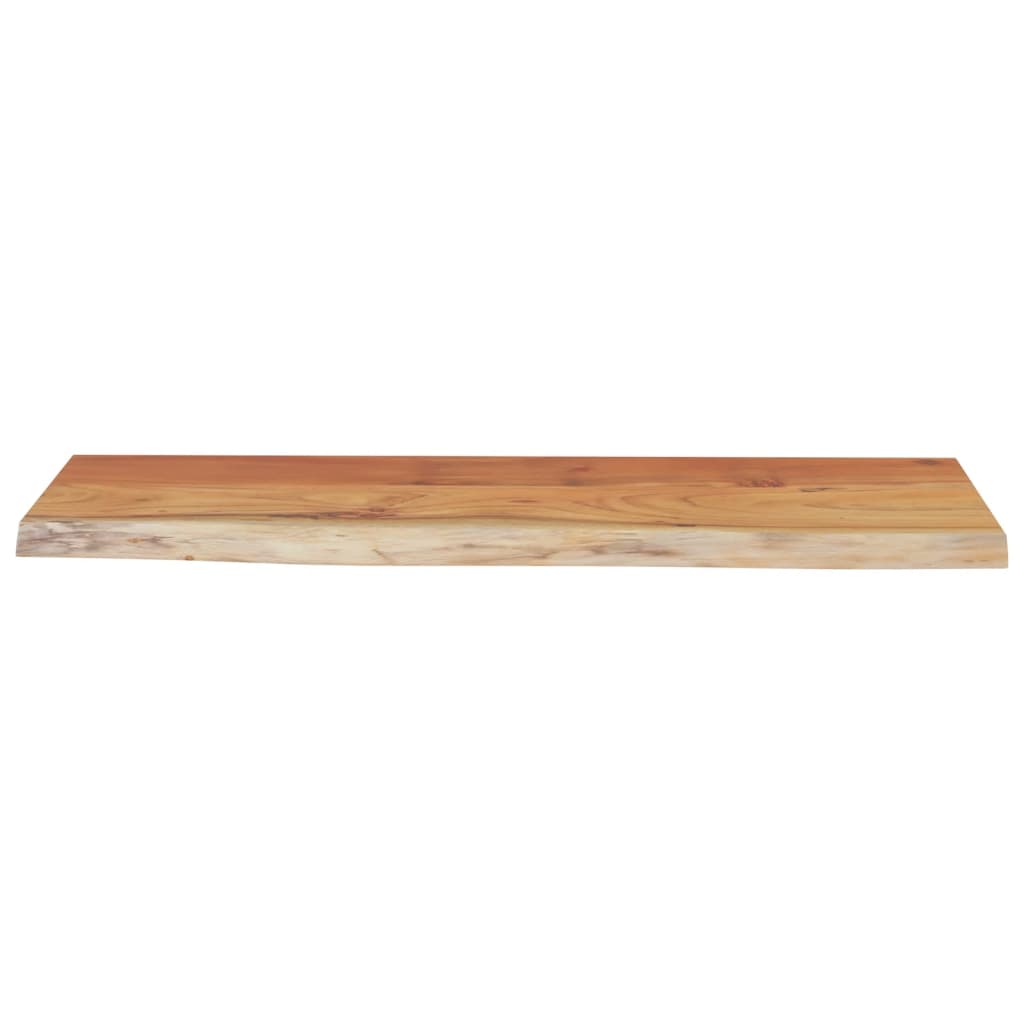 vidaXL Estante pared rectangular madera acacia borde vivo 50x20x3,8 cm