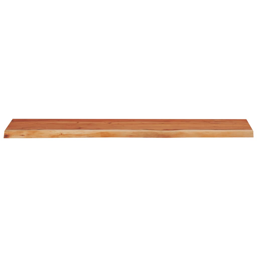 vidaXL Estante pared rectangular madera acacia borde vivo 60x20x3,8 cm