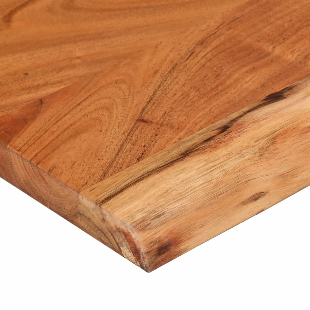 vidaXL Estante pared rectangular madera acacia borde vivo 60x20x3,8 cm