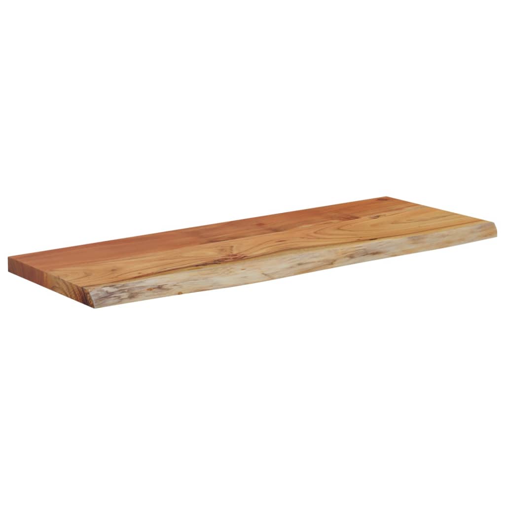 vidaXL Estante pared rectangular madera acacia borde vivo 70x30x3,8 cm