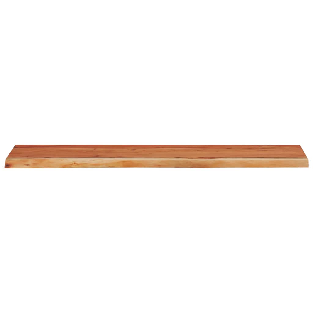 vidaXL Estante pared rectangular madera acacia borde vivo 90x30x3,8 cm