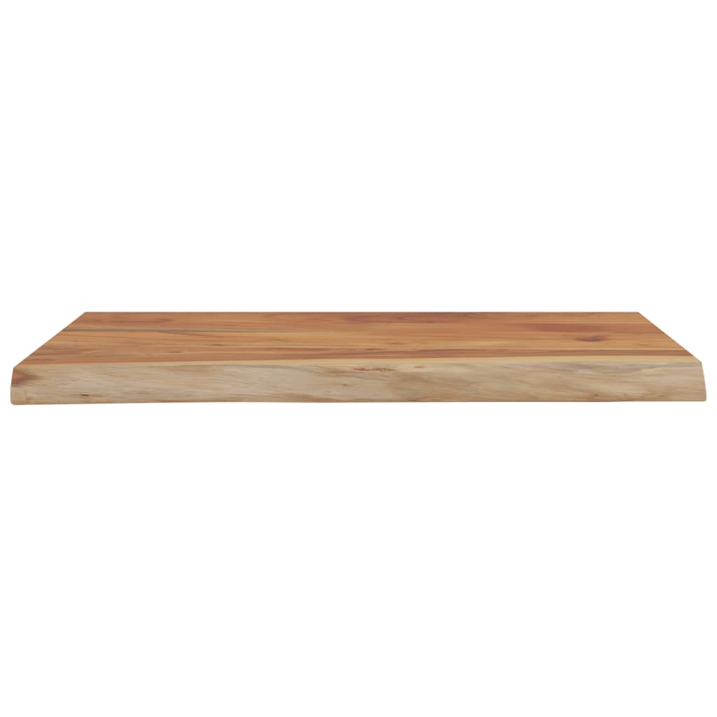 vidaXL Estante pared rectangular madera acacia borde vivo 50x40x3,8 cm