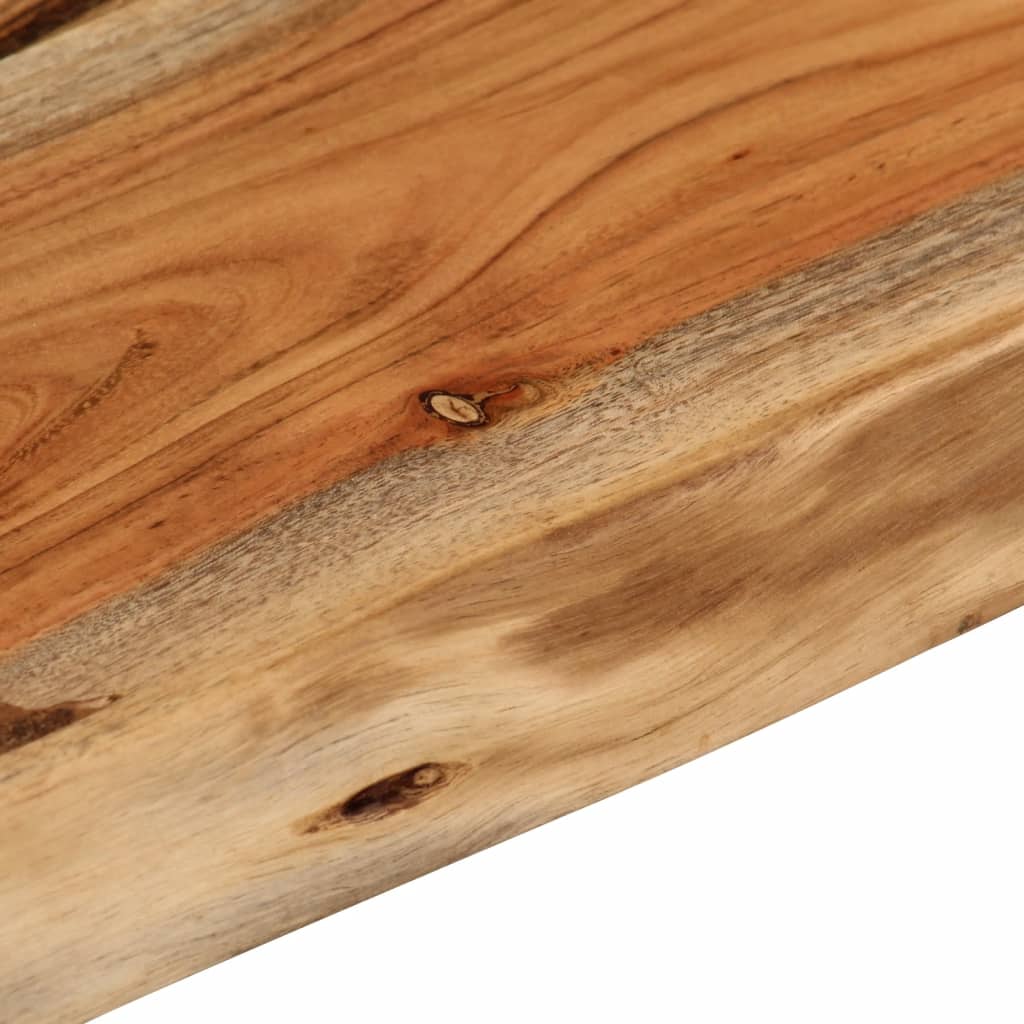 vidaXL Estante pared rectangular madera acacia borde vivo 70x40x3,8 cm