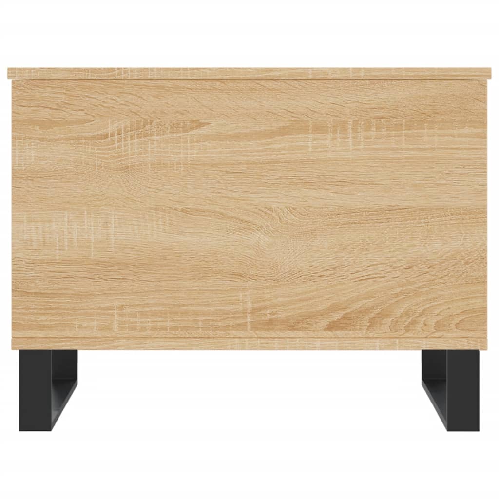 vidaXL Mesa de centro madera contrachapada roble Sonoma 60x44,5x45 cm