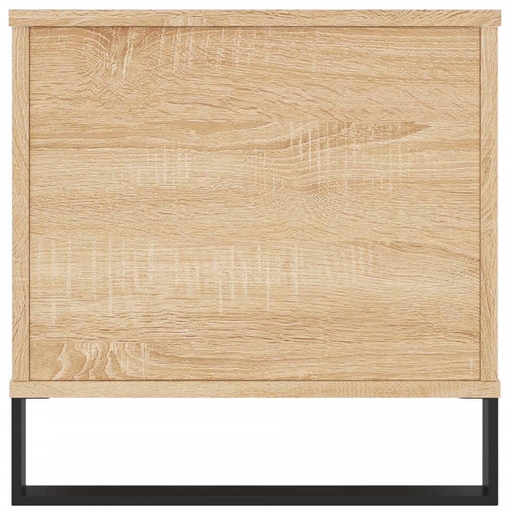 vidaXL Mesa de centro madera contrachapada roble Sonoma 90x44,5x45 cm