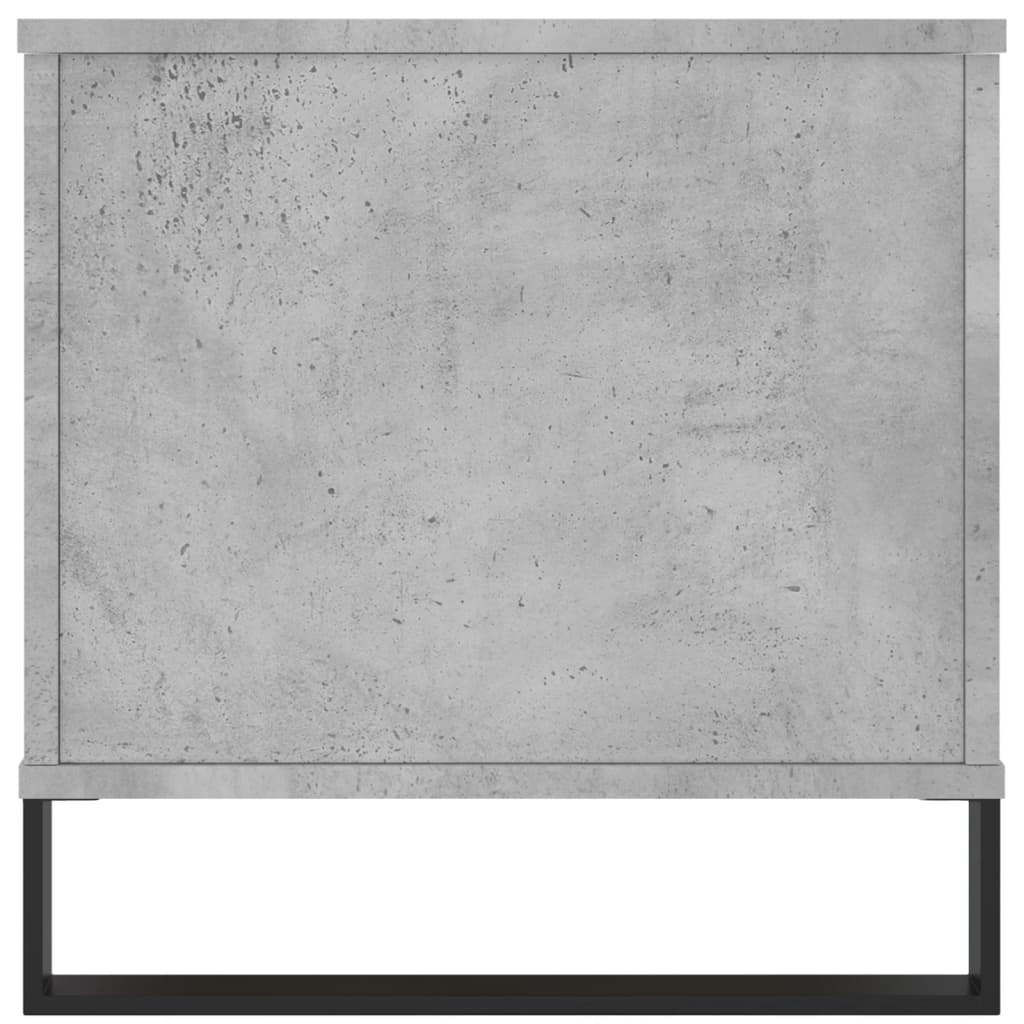 vidaXL Mesa de centro madera contrachapada gris hormigón 90x44,5x45 cm