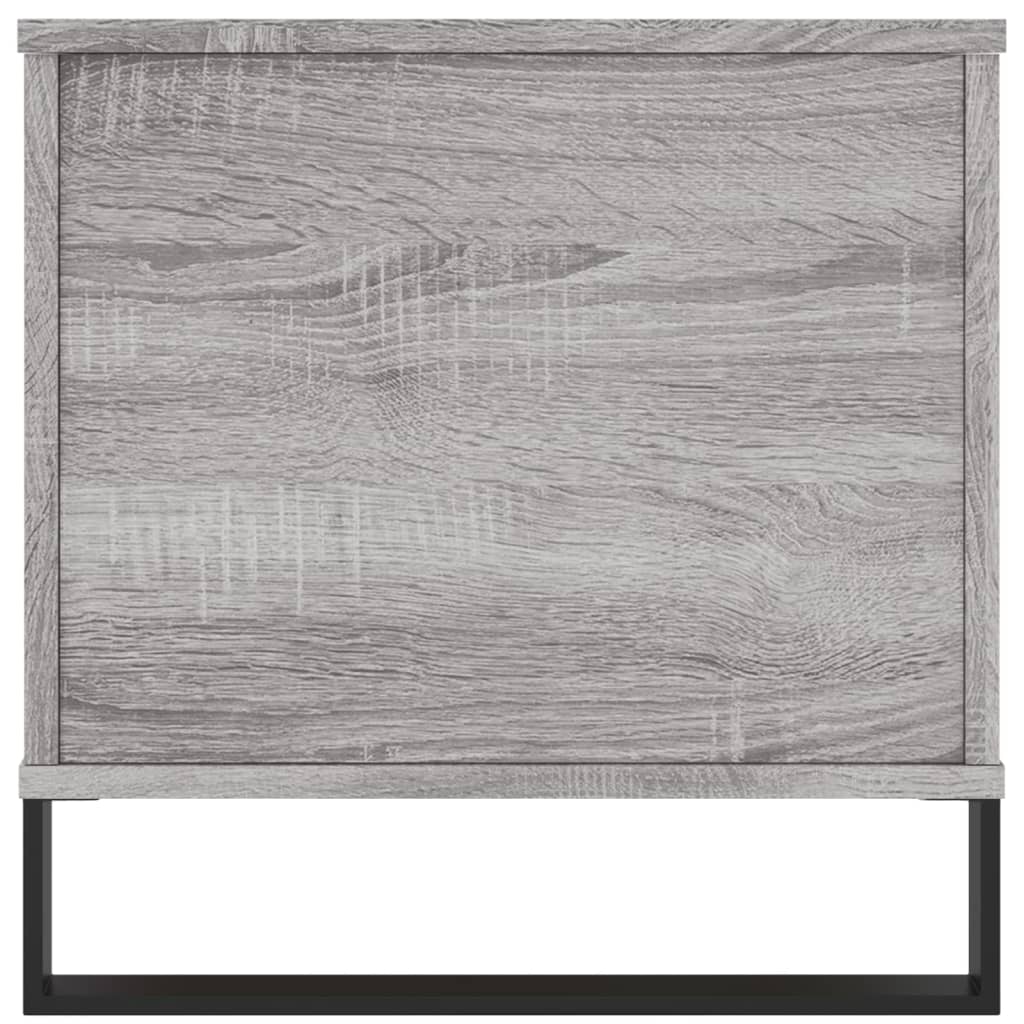 vidaXL Mesa de centro madera contrachapada gris Sonoma 90x44,5x45 cm