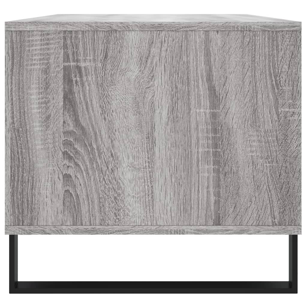 vidaXL Mesa de centro madera contrachapada gris Sonoma 90x49x45 cm