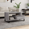 vidaXL Mesa de centro madera contrachapada gris Sonoma 90x49x45 cm