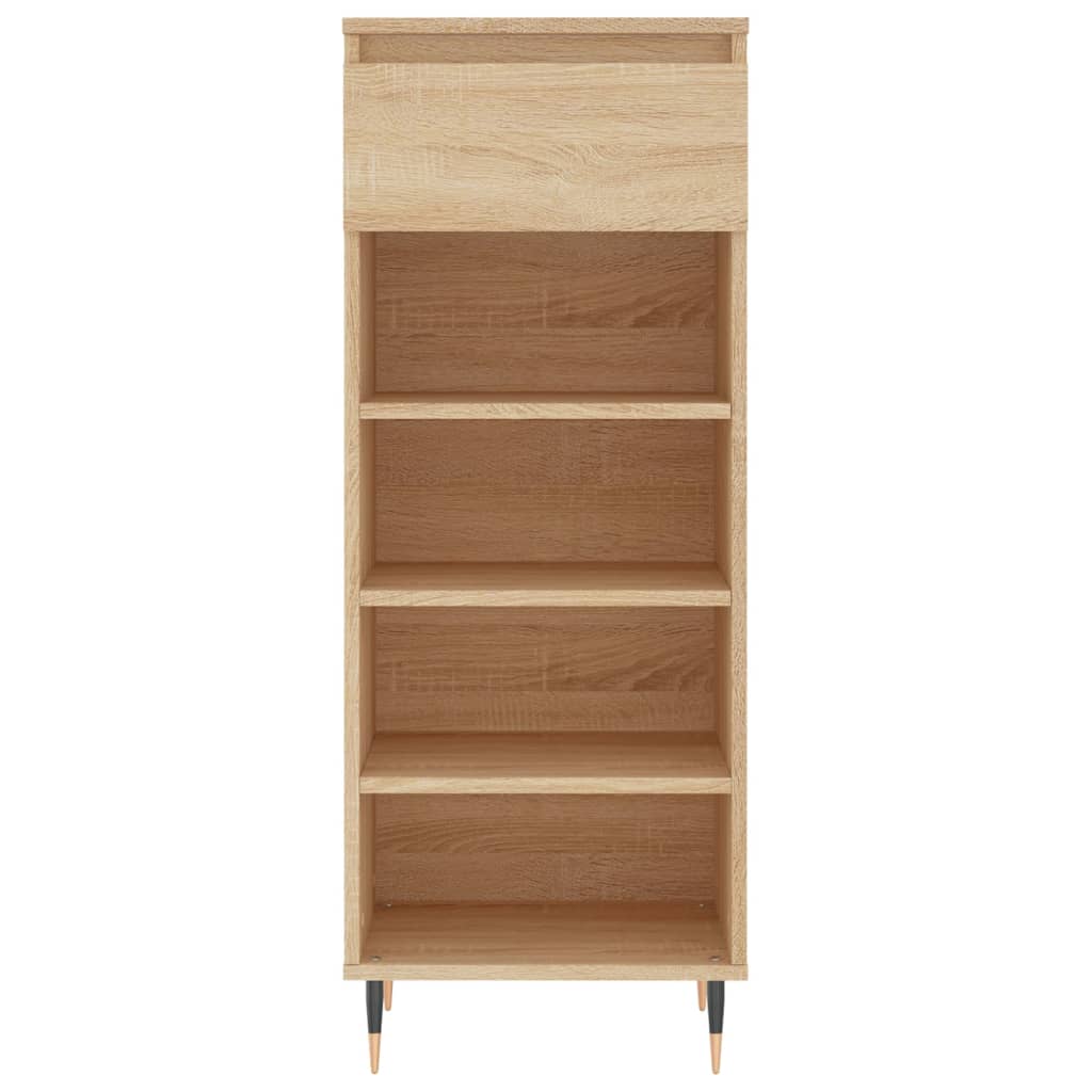 vidaXL Mueble zapatero madera contrachapada roble Sonoma 40x36x105 cm