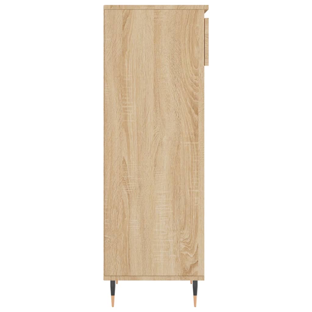 vidaXL Mueble zapatero madera contrachapada roble Sonoma 40x36x105 cm