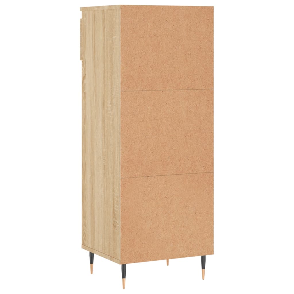 vidaXL Mueble zapatero madera contrachapada roble Sonoma 40x36x105 cm