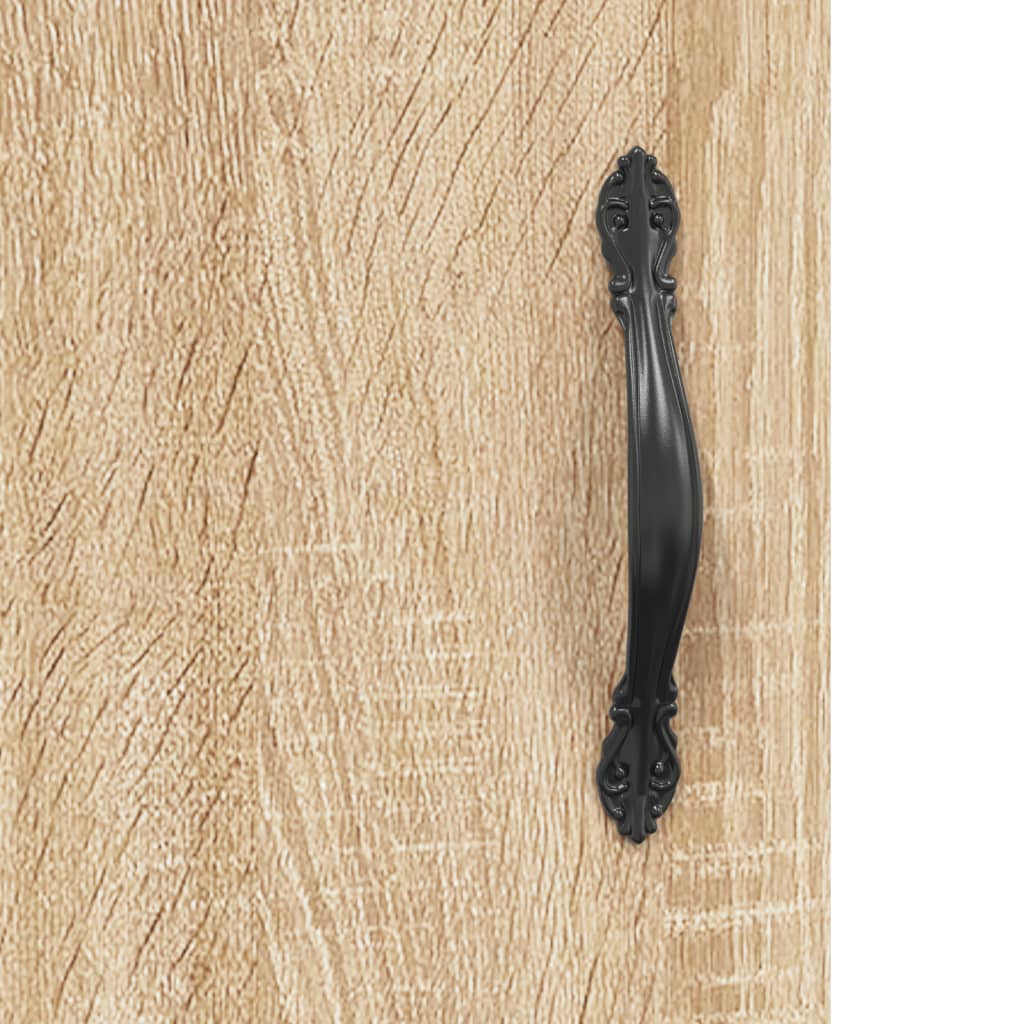 vidaXL Armario de pared madera ingeniería roble Sonoma 69,5x34x90 cm