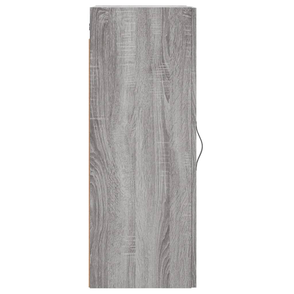 vidaXL Armario de pared madera de ingeniería gris Sonoma 34,5x34x90 cm