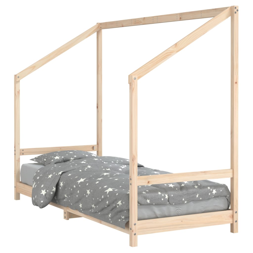 vidaXL Estructura de cama para niños madera maciza de pino 80x200 cm