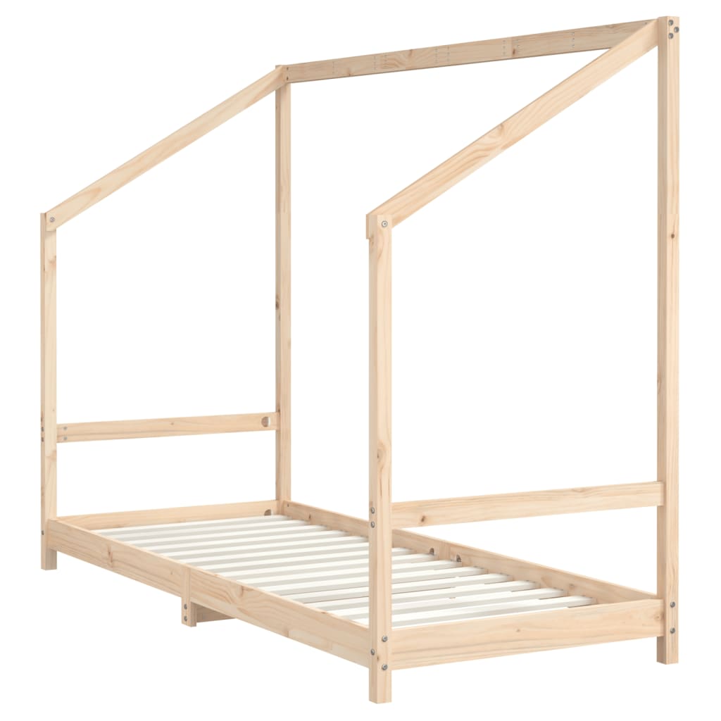 vidaXL Estructura de cama para niños madera maciza de pino 80x200 cm