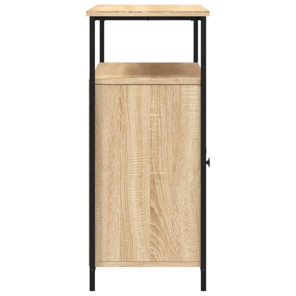 vidaXL Aparador de madera de ingeniería roble Sonoma 100x35x80 cm