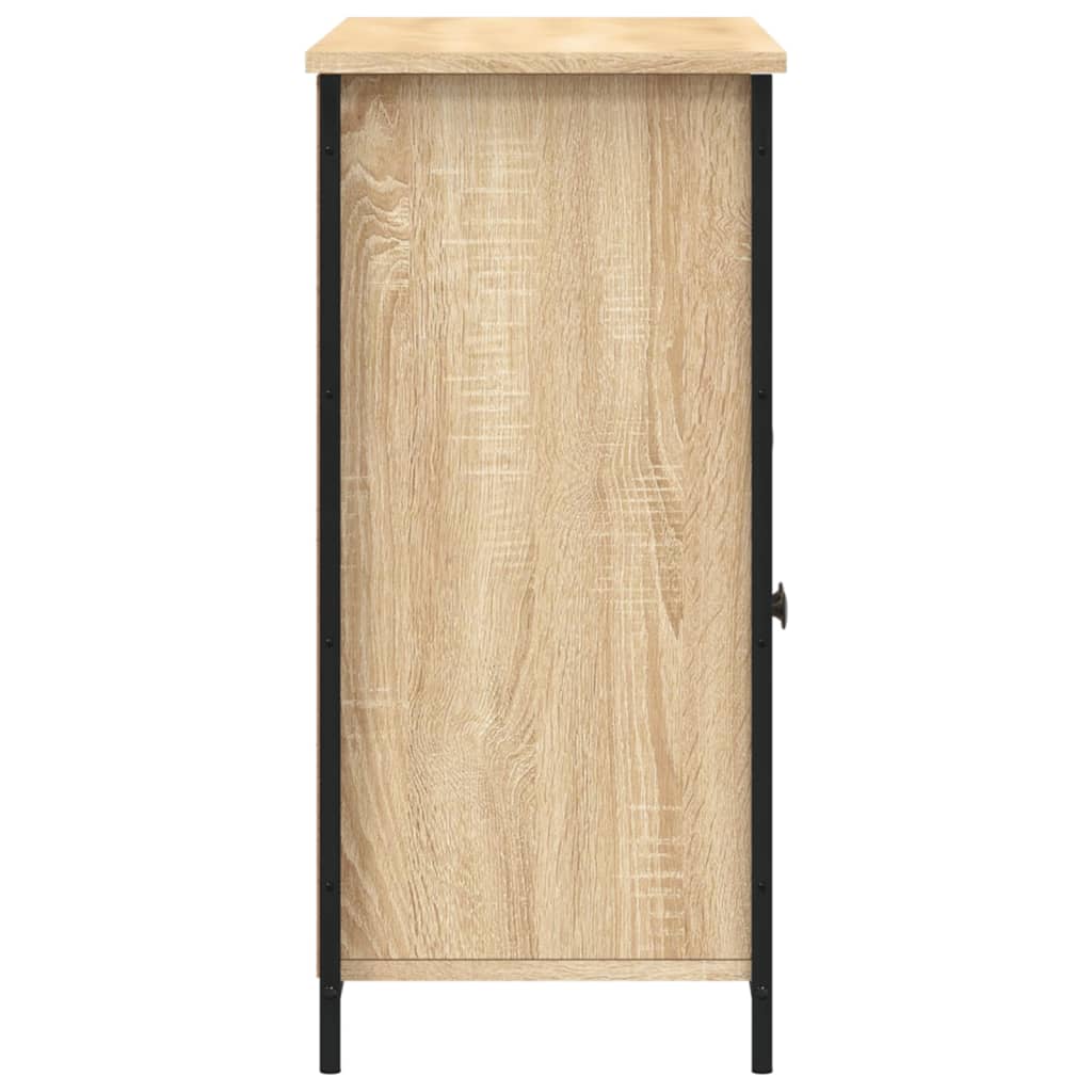 vidaXL Aparador de madera de ingeniería roble Sonoma 100x35x75 cm