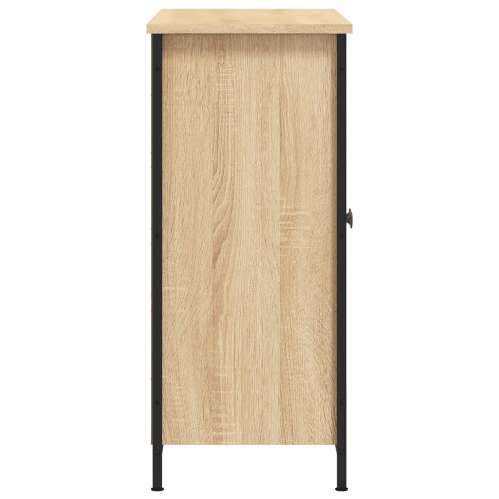 vidaXL Aparador de madera de ingeniería roble Sonoma 100x33x75 cm