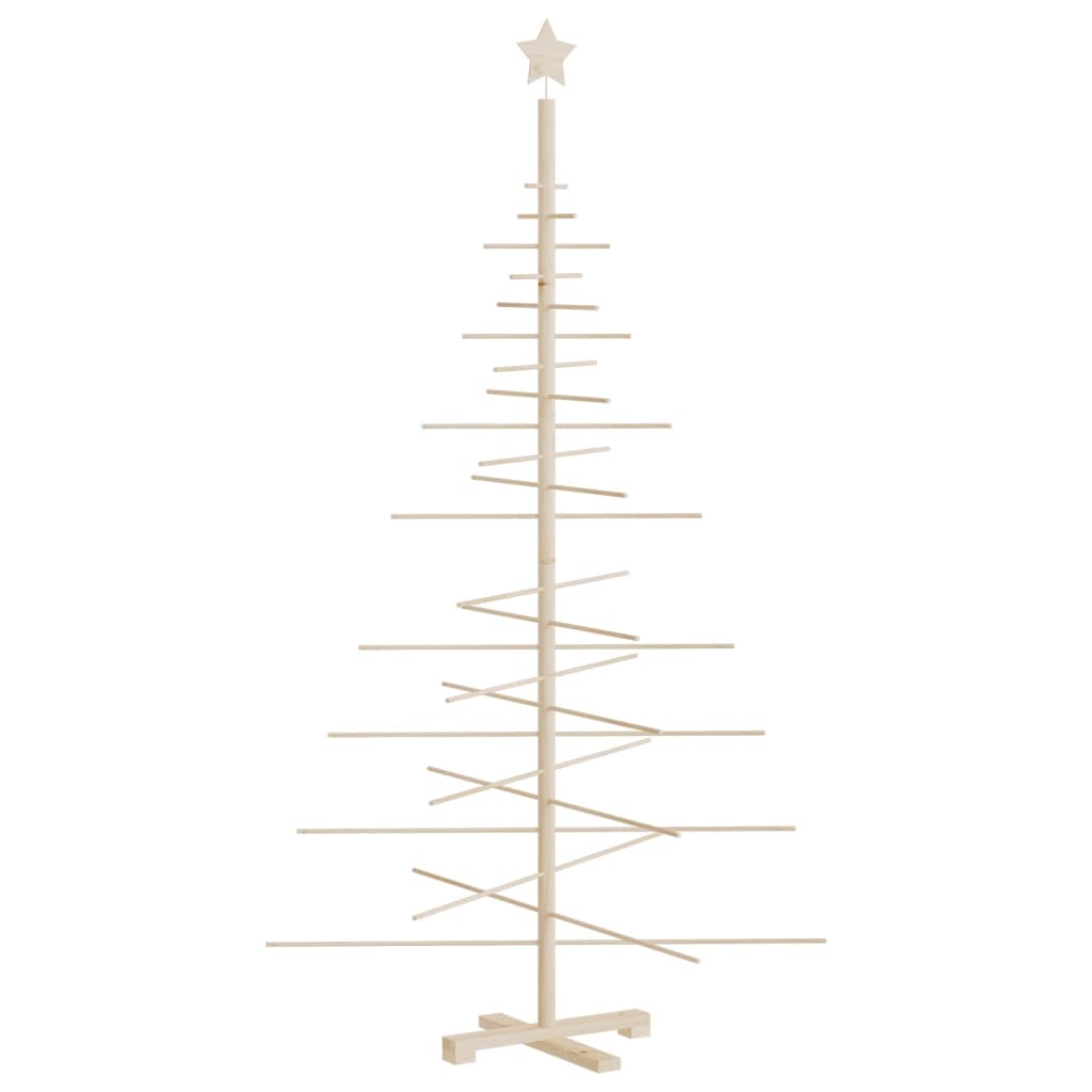 vidaXL Árbol de Navidad de madera de adorno madera maciza pino 180 cm