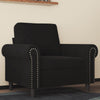 vidaXL Sillón de terciopelo negro 60 cm