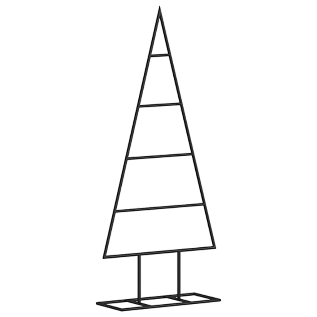 vidaXL Árbol de Navidad para decoración metal negro 60 cm