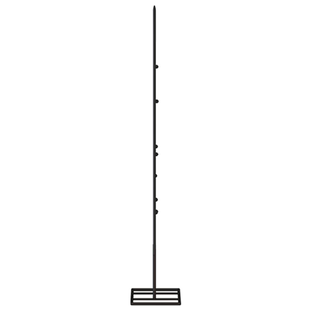 vidaXL Árbol de Navidad para decoración metal negro 60 cm