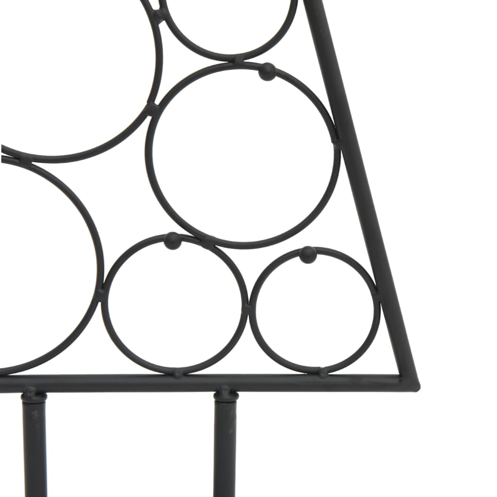 vidaXL Árbol de Navidad para decoración metal negro 60 cm