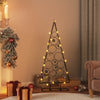 vidaXL Árbol de Navidad para decoración metal negro 125 cm