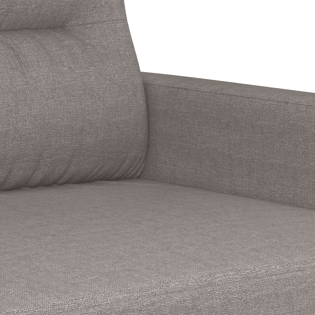 vidaXL Sillón de tela gris taupé 60 cm