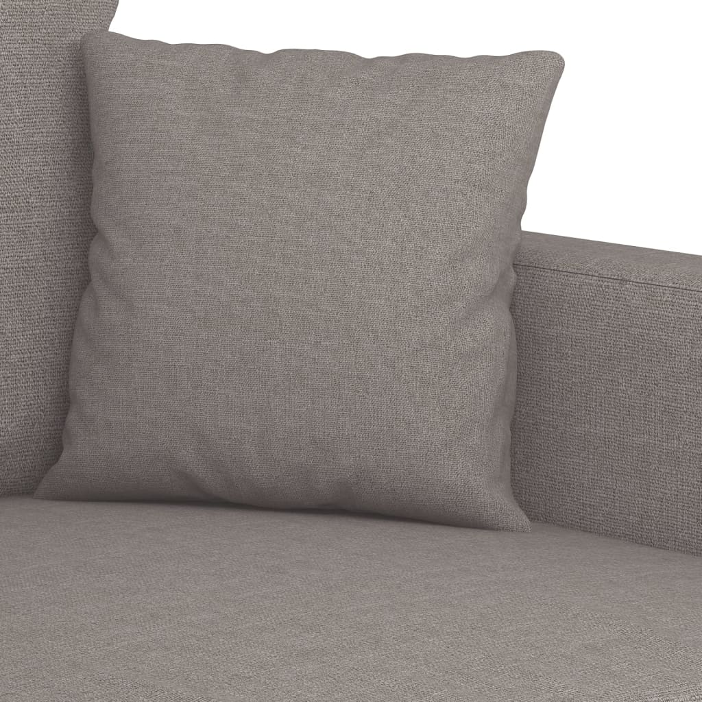 vidaXL Sillón de tela gris taupé 60 cm