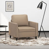 vidaXL Sillón cuero sintético color capuchino 60 cm