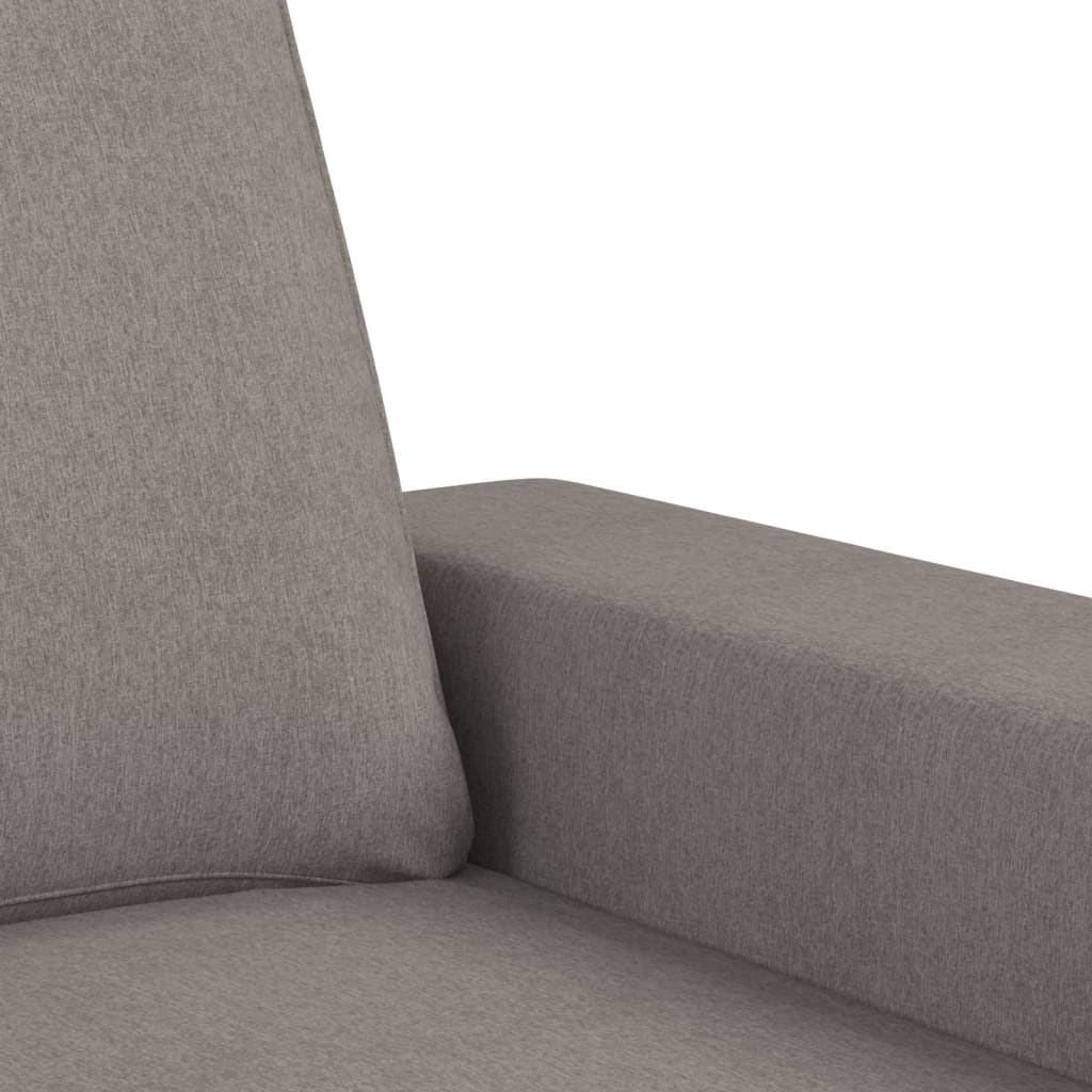 vidaXL Sillón de tela gris taupé 60 cm