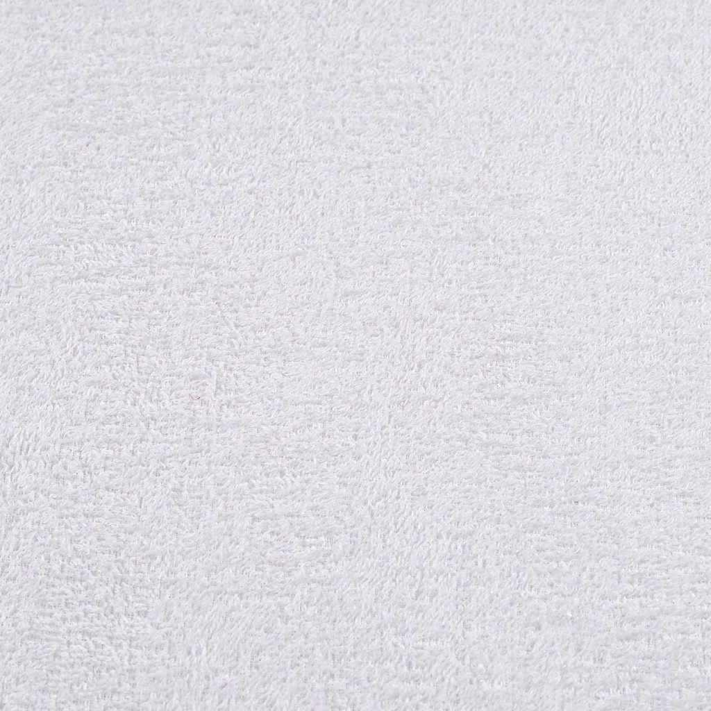 vidaXL Toallitas de baño 2 uds blanco 15x21 cm 360 gsm 100 % algodón