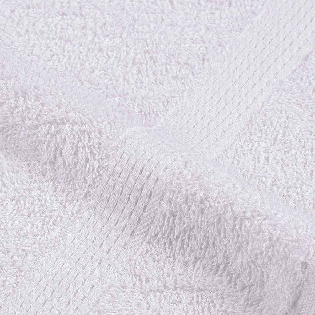 vidaXL Toallitas de baño 2 uds blanco 15x21 cm 360 gsm 100 % algodón