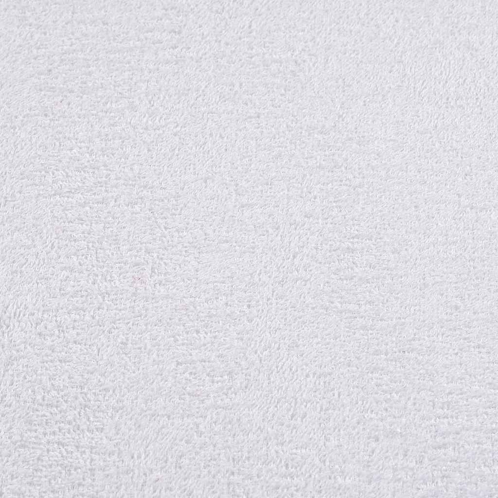 vidaXL Toallitas de baño 4 uds blanco 15x21 cm 360 gsm 100 % algodón