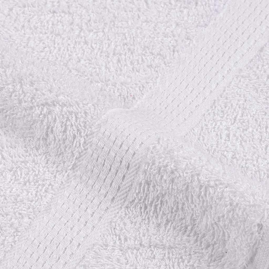 vidaXL Toallitas de baño 4 uds blanco 15x21 cm 360 gsm 100 % algodón