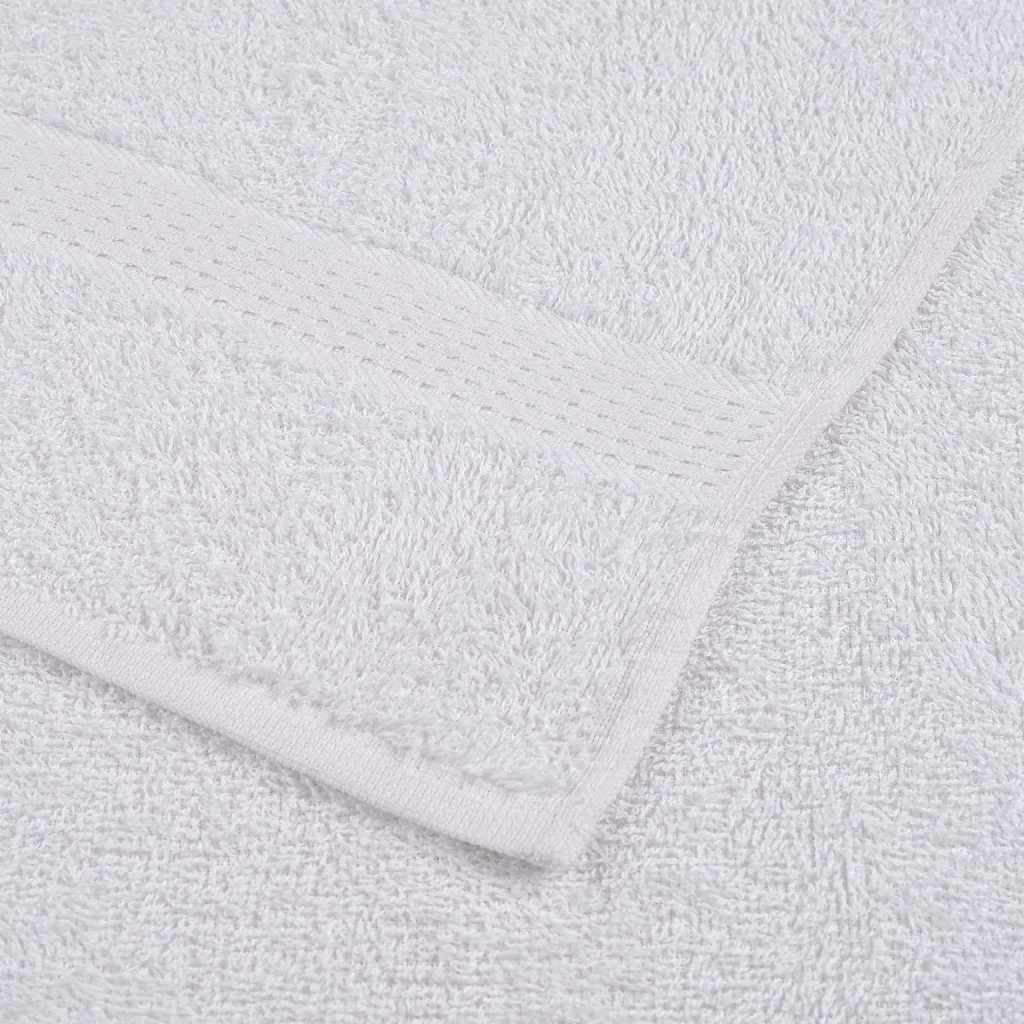 vidaXL Toallas de jabón 4 piezas blanco 30x30 cm 360 gsm 100% algodón